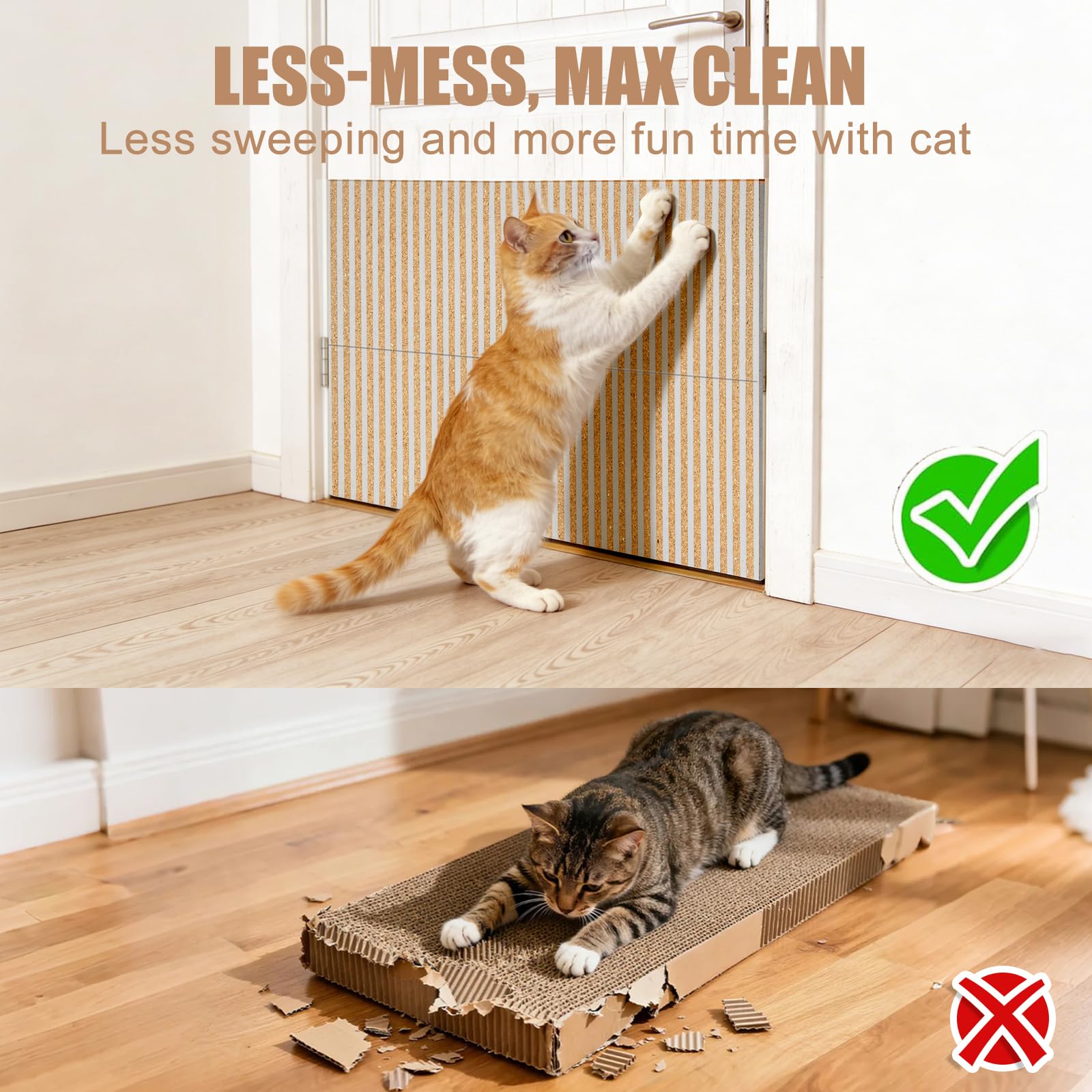 Cork Cat Scratch Mat Rug