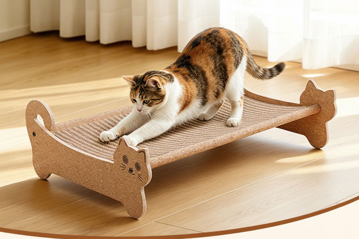 Cat Scratcher Bed - No Text