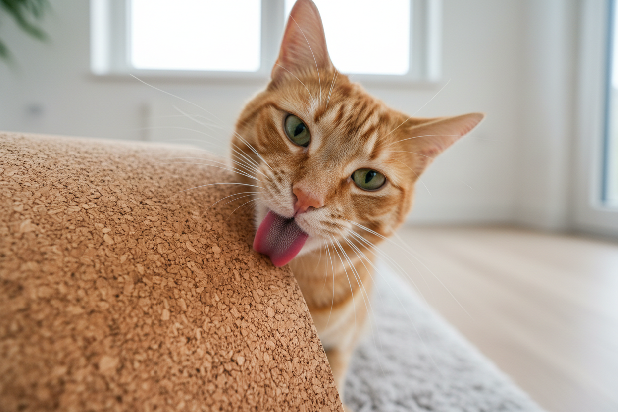 Natural Cork — Safe for Cats to Lick and Chew